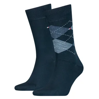 Skarpetki 2 pary Tommy Hilfiger Men Sock 2P Dark Navy 100001495 322 039