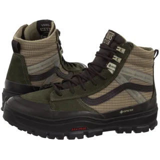 Trapery Vans MTE Sk8-Hi Gore-Tex Insulated Dark Green/Dark Brown VN000DARF871