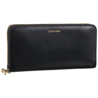 Portfel Calvin Klein CK Puller Large Zip Around Black LV04F1093G UB1