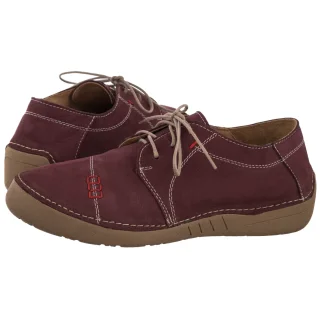 Półbuty Artiker Bordowe 57C2111