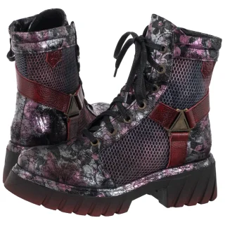 Botki Maciejka Bordowe 07072-23/00-8