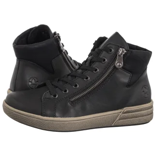 Trzewiki Rieker Czarne X0709-01 Black