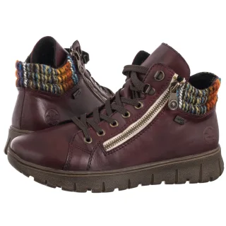 Botki Rieker Czerwone N1305-35 Red