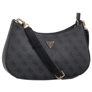 Torebka Guess Noelle II Top Zip Shoulder Bag HWBG96 71280 Coal Logo
