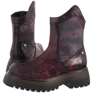 Botki Maciejka Bordowe 07130-23/00-8