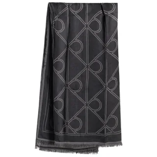 Szalik Calvin Klein Emblem Contrast Lw Square Sc Charcoal LV04D0862G UB1