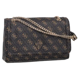 Torebka Guess Noelle II Cnvrtble XBody Flap HWQG96 72210 Brown Logo