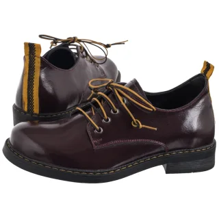 Półbuty Venezia Bordowe V472-01502-04BOR