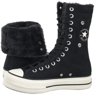 Buty Converse CTAS Fold Over Lift X-Hi Black/Black/Egret A15229C