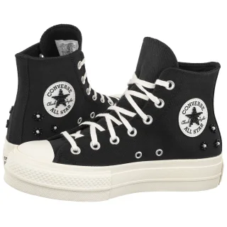 Trampki Converse CTAS LIFT HI Black/Black/Egret A17787C