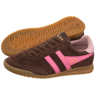 Sneakersy Gola Torpedo Dark Brown/Fluro Pink/Chalk Pink CLB761