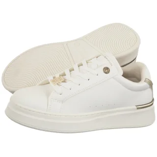 Sneakersy Tommy Hilfiger Low Cut Lace-Up Sneaker Off White/Platinium T3A9-34252-1355X024
