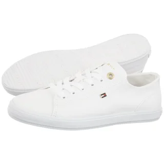 Tenisówki Tommy Hilfiger Th Foxing Sneaker Canvas White FW0FW09170 YBS