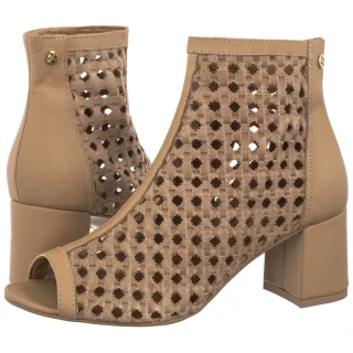 Botki Maciejka Beżowe 07412-04/00-1