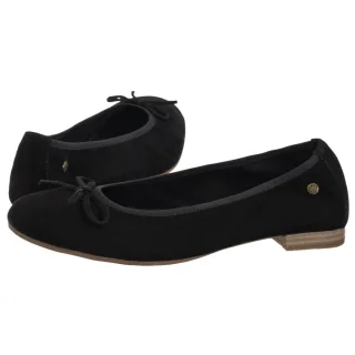 Baleriny Maciejka Czarne Welur P6800-20/00-0