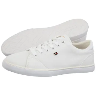 Tenisówki Tommy Hilfiger Th low Profile Vulc Canvas White FW0FW09102 YBS