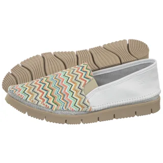 Baleriny Maciejka Białe/Pastelowe 03512-74/00-0