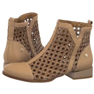 Botki Maciejka Beżowe 06397-29/00-1