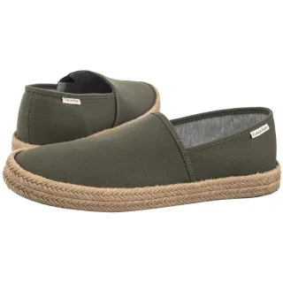 Espadryle Calvin Klein Ess Espadrille Cv Deep Lichen Green HM0HM02076 LDI