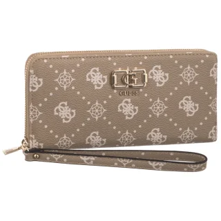 Portfel Guess Emelie Logo Slg Lrg Zip Around SWGP99 28146 Biscotti Logo