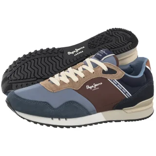 Buty Retro Pepe Jeans London Soft M Union Blue PMS400030 562