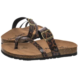 Japonki Pepe Jeans Oban Cooler W Cappuccino Brown PLS800002 875