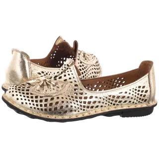 Półbuty Artiker Złote 58C3479