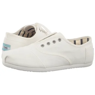 Półbuty Toms Cordones Plus White Canvas 10023129