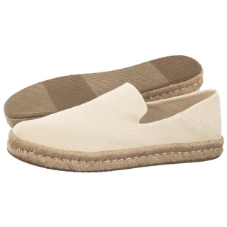 Espadryle Toms Santiago Natural Undyed Recycled Cotton Canvas 10023171