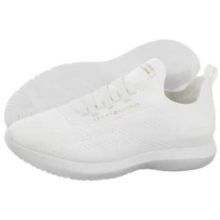 Sneakersy Tommy Hilfiger TH Knit Extralight Runner White FW0FW09112  YBS