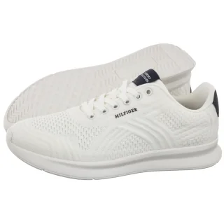 Sneakersy Tommy Hilfiger Lightweight Runner Mix Ecru FM0FM05755 YBL