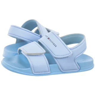 Sandałki Tommy Hilfiger Velcro Sandal Light Blue T1X2-33913-1172 812