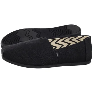Espadryle Toms Alpargata Classic Black Canvas 10020784