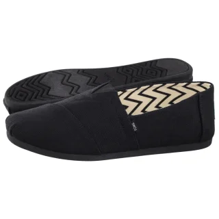 Espadryle Toms Alpargata Classic Black Heritage 10020785