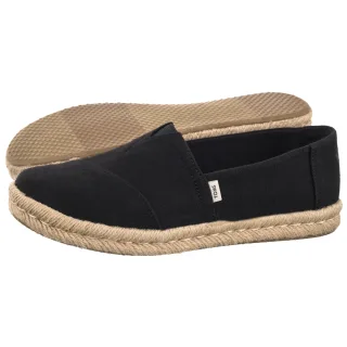 Espadryle Toms Alpargata Rope 2.0 Black Recycled Cotton Slubby 10020687