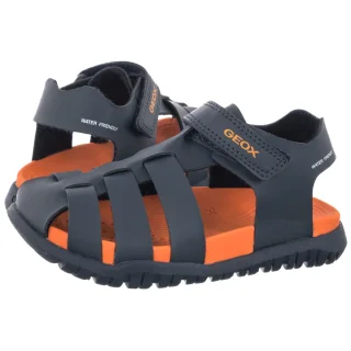 Sandałki Geox B Sandal Fusbetto A Navy/Orange B556AA 000BC C0820