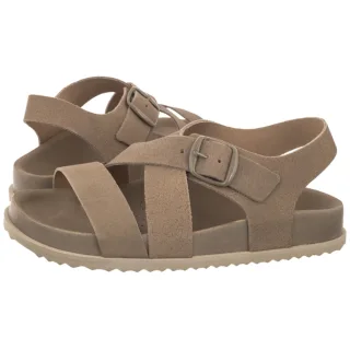 Sandały Geox D Sandybett Lt Taupe D658RB 00022 C6738