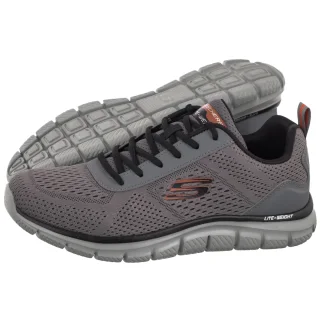 Buty Sportowe Skechers Track Leshur Charcoal/Orange 232758/CCOR