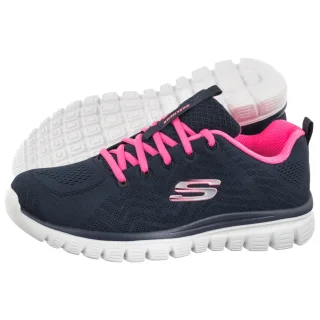 Buty Sportowe Skechers Graceful Grt Connected Nvy/Ht Pink 12615/NVHP