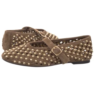 Baleriny Wojas Brązowe 44074-62