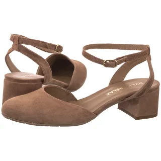 Półbuty Ryłko Jasnobrązowe A4EU6_T_ _6TW