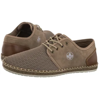 Półbuty Rieker Beżowe B5249-64