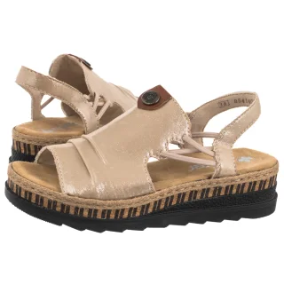 Sandały Rieker Beżowe V7972-60 Beige