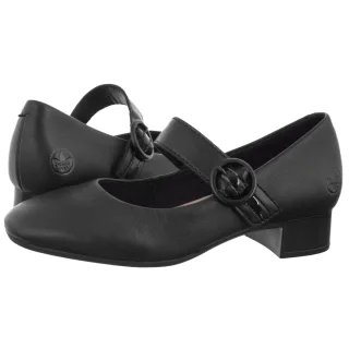 Czółenka Rieker Czarne 43455-00 Black