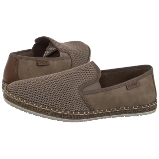 Półbuty Rieker Beżowe B5265-65 Beige