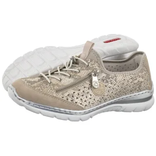 Półbuty Rieker Złote L3252-92 Gold