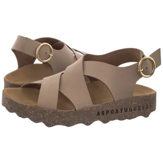 Sandały Asportuguesas Cusk L Eco Nubuck Sand P018278006