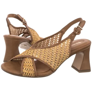 Sandały Tamaris Koniakowe 1-28315-46 392 Cognac Comb