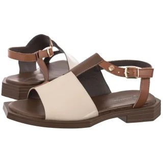 Sandały Maciejka Brązowe/Beżowe K7477-02/00-1