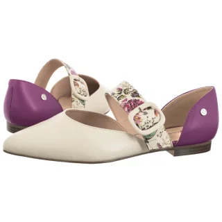 Baleriny Maciejka Beżowe/Różowe K7438-15/00-1